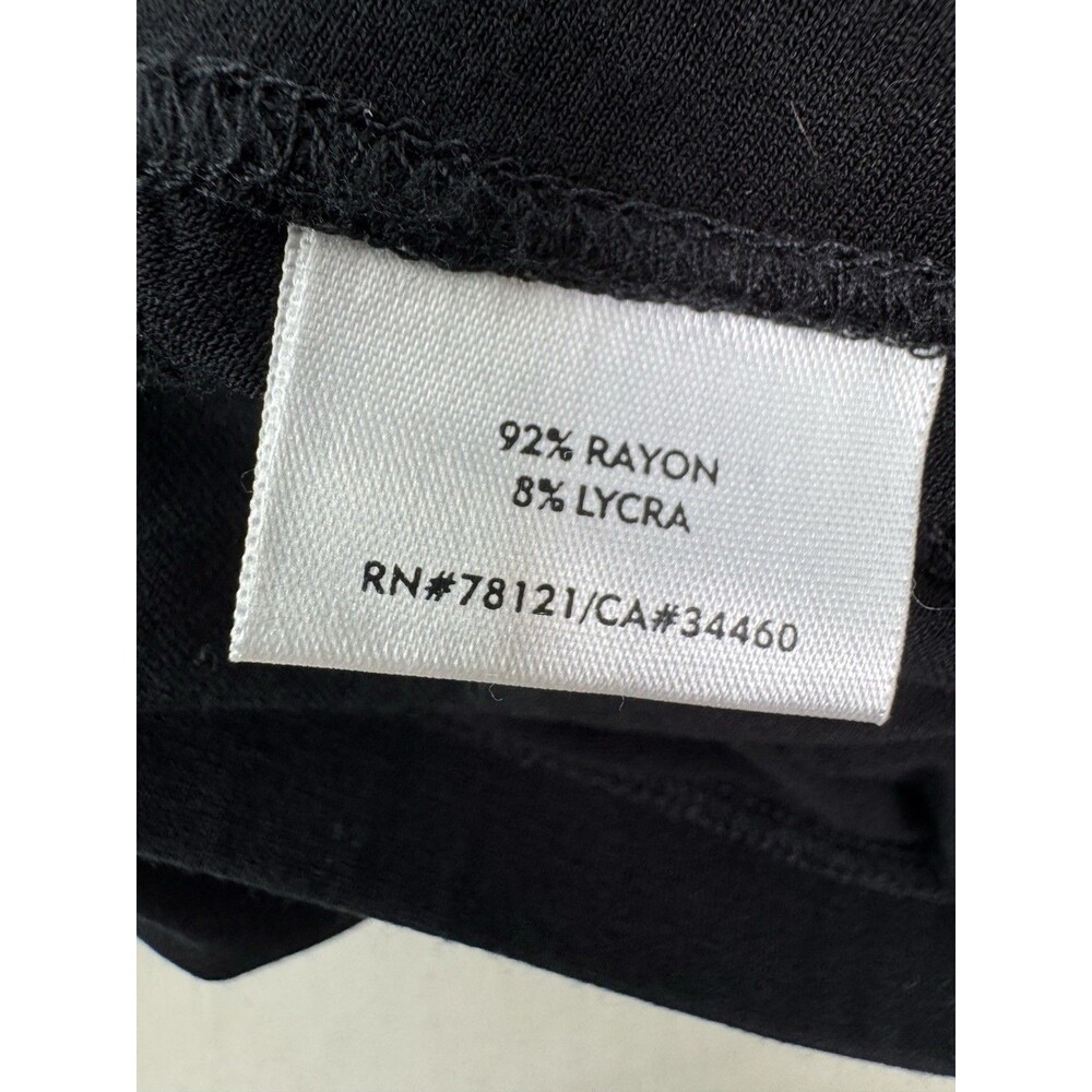Eileen Fisher Viscose Jersey Black Skirt Size: Medium Petite NWT - Picture 7 of 8